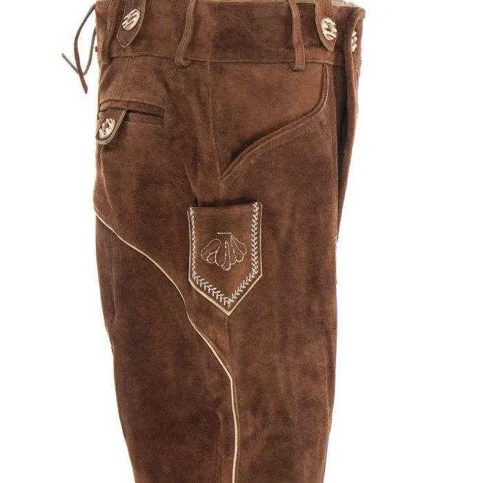Loden & Leder Männerhose im Brauchtumsstil