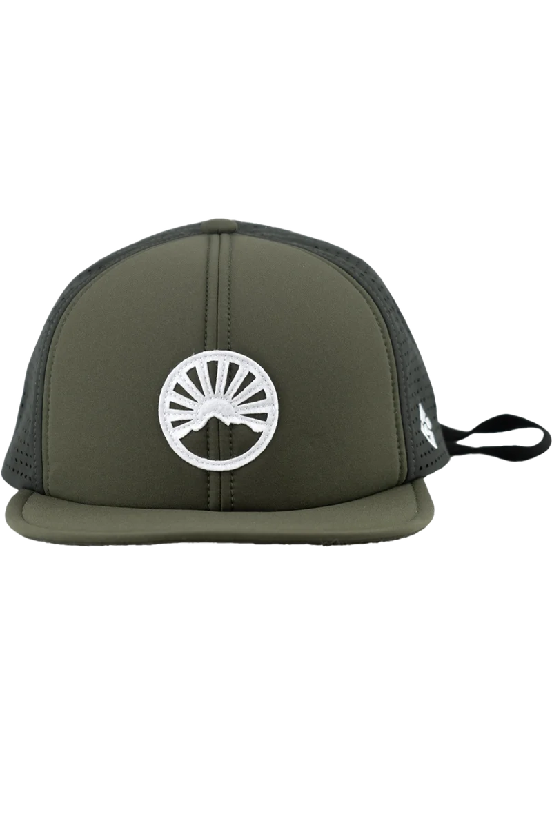 Unisex Snapback-Cap mit Gipfelstürmer-Design und Quetschfunktion