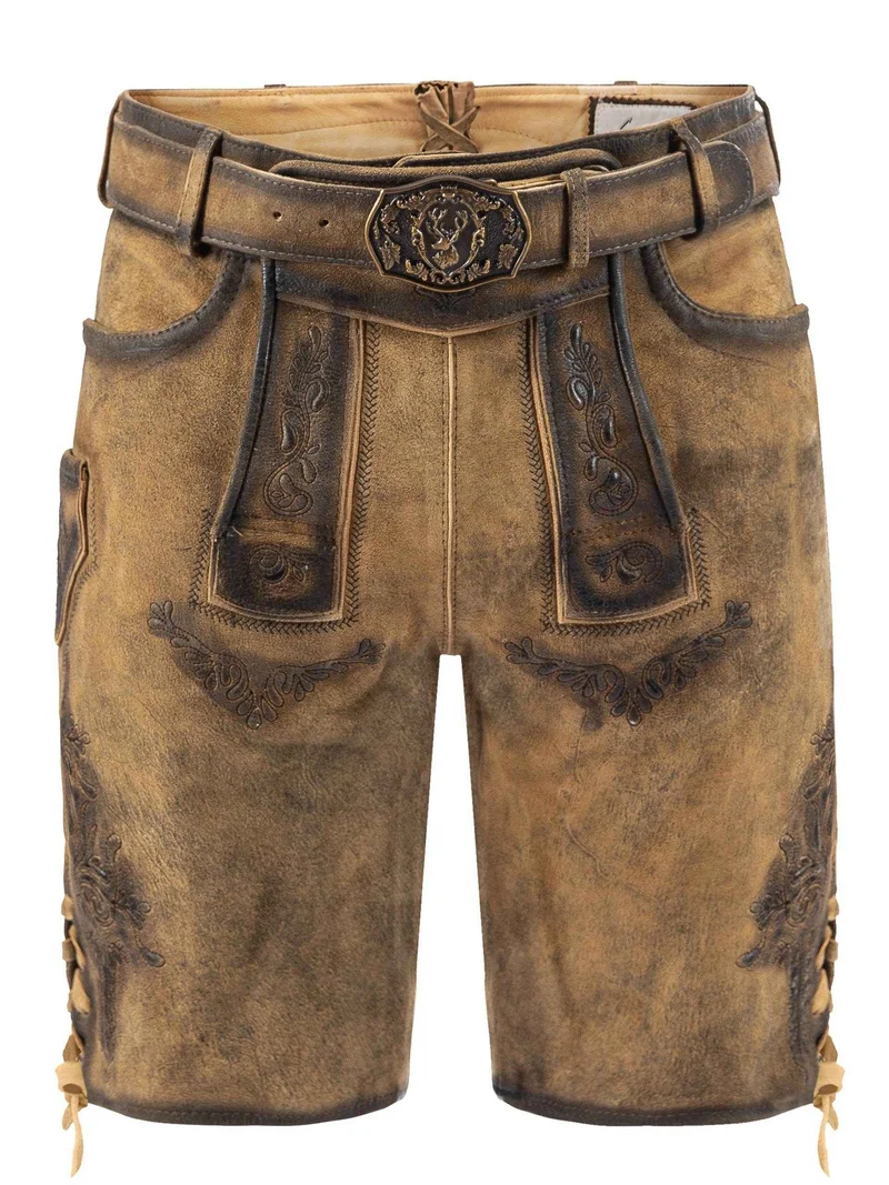 Originale Lederhosn Herren mit Festtagsstickerei