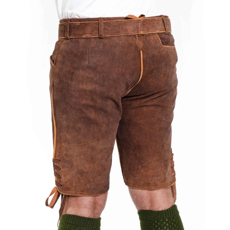 Bayerische Kurz Lederhose Herren fürs Volksfest