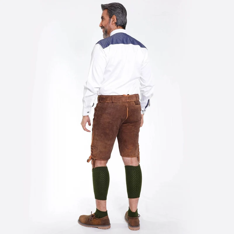 Bayerische Kurz Lederhose Herren fürs Volksfest
