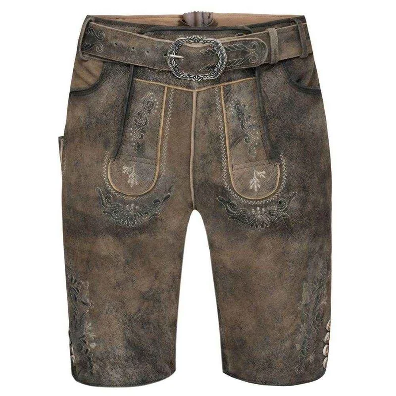 Traditionelle Lederhose Herren aus Rindsleder
