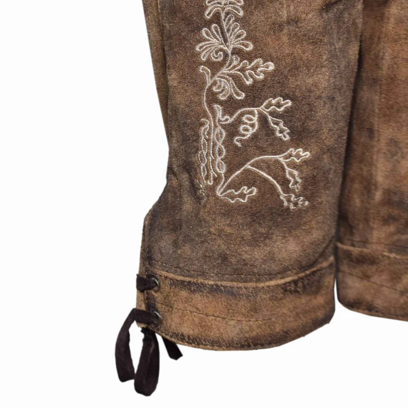 Hirschgeweih Stickerei Trachtenhose für Männer