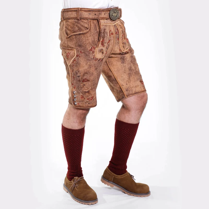 Bayerische Kurztrachtenhose Herren mit Latz