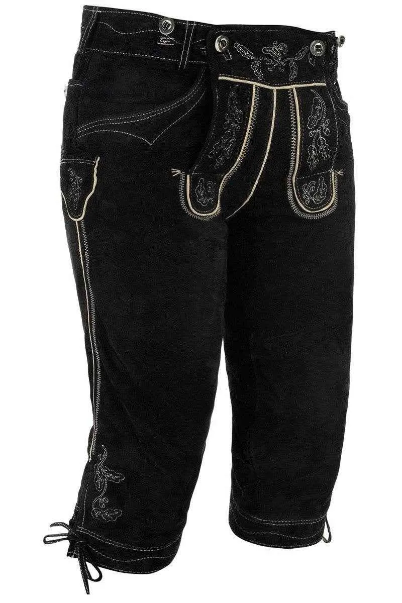 Zünftige Lederbundhose Herren traditionell