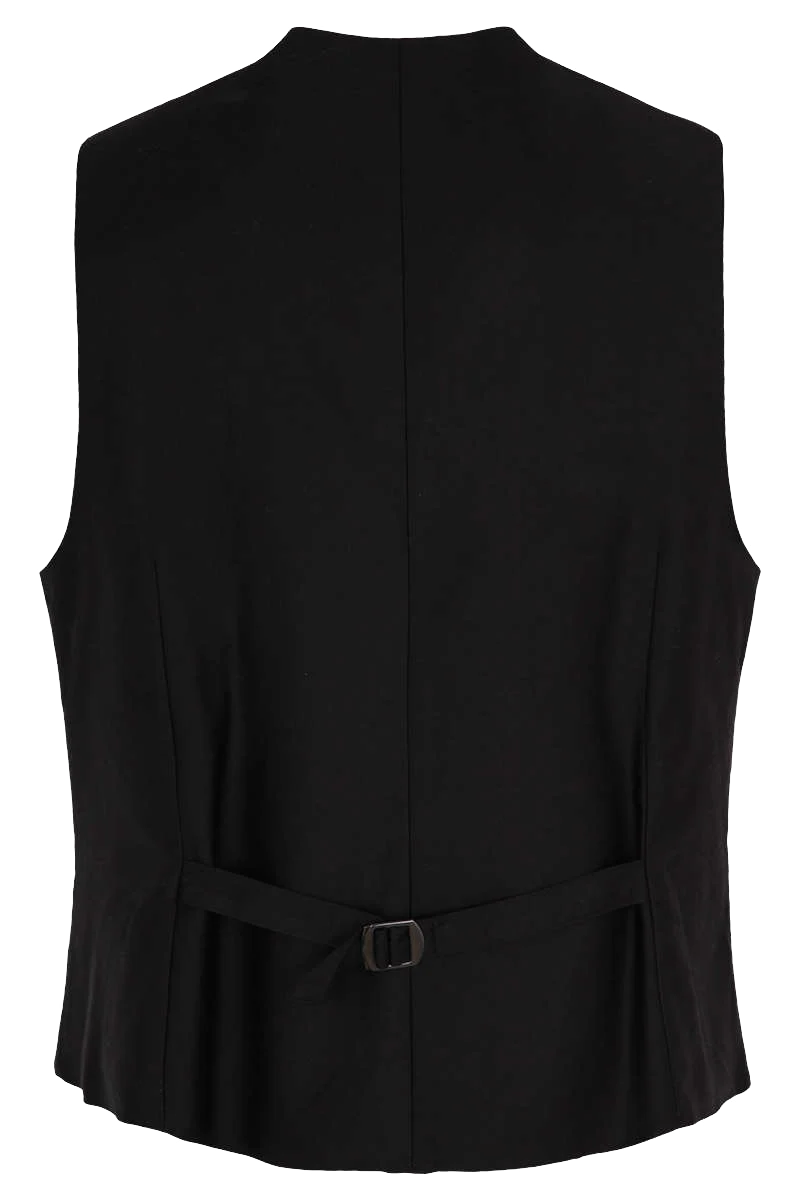 Traditionelles Trachten Gilet mit roter Paspelierung
