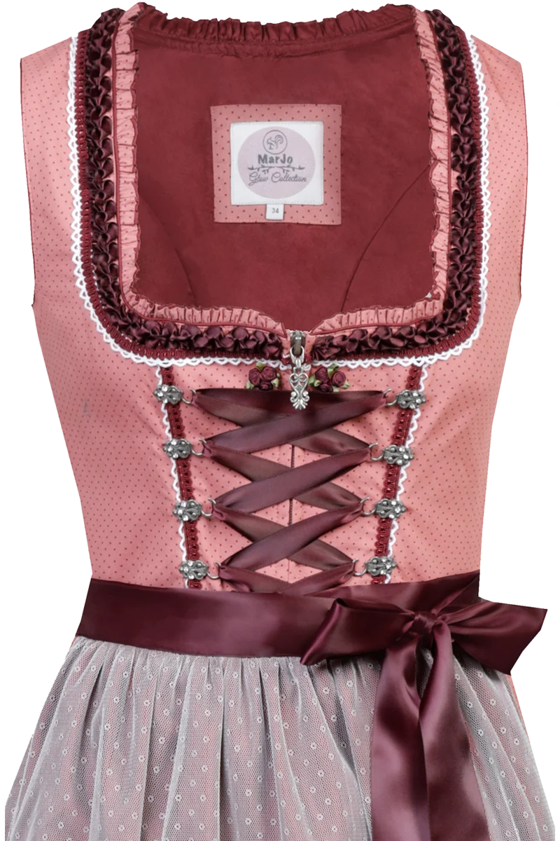 Mini-Dirndl mit Rüschen