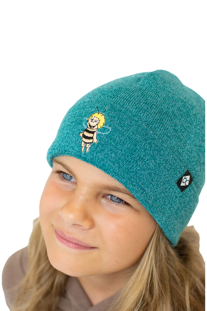 Kinder Strickmütze Biene Maja