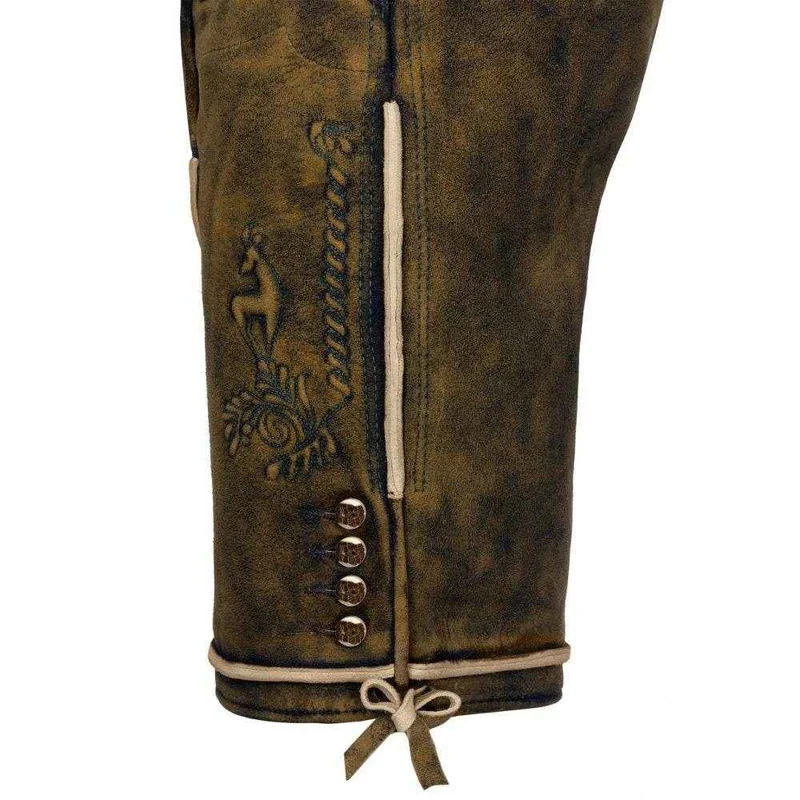 Kurzlederhose Herren inspiriert von bayerischer Kultur