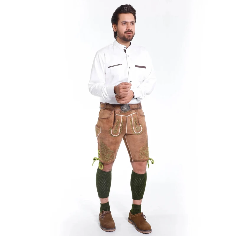 Lederhose Kurz Herren aus echtem Leder