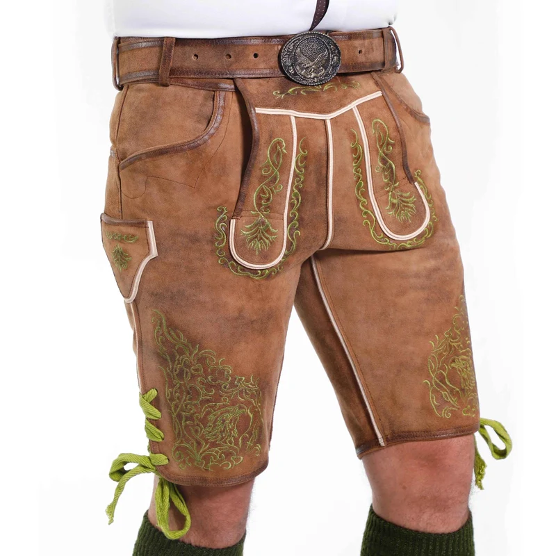 Lederhose Kurz Herren aus echtem Leder