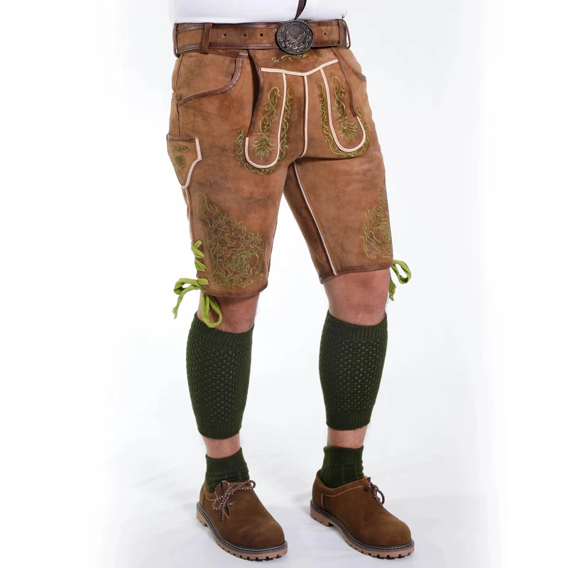 Lederhose Kurz Herren aus echtem Leder