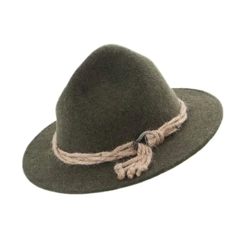 Filzhut für Trachtenoutfits mit Feder