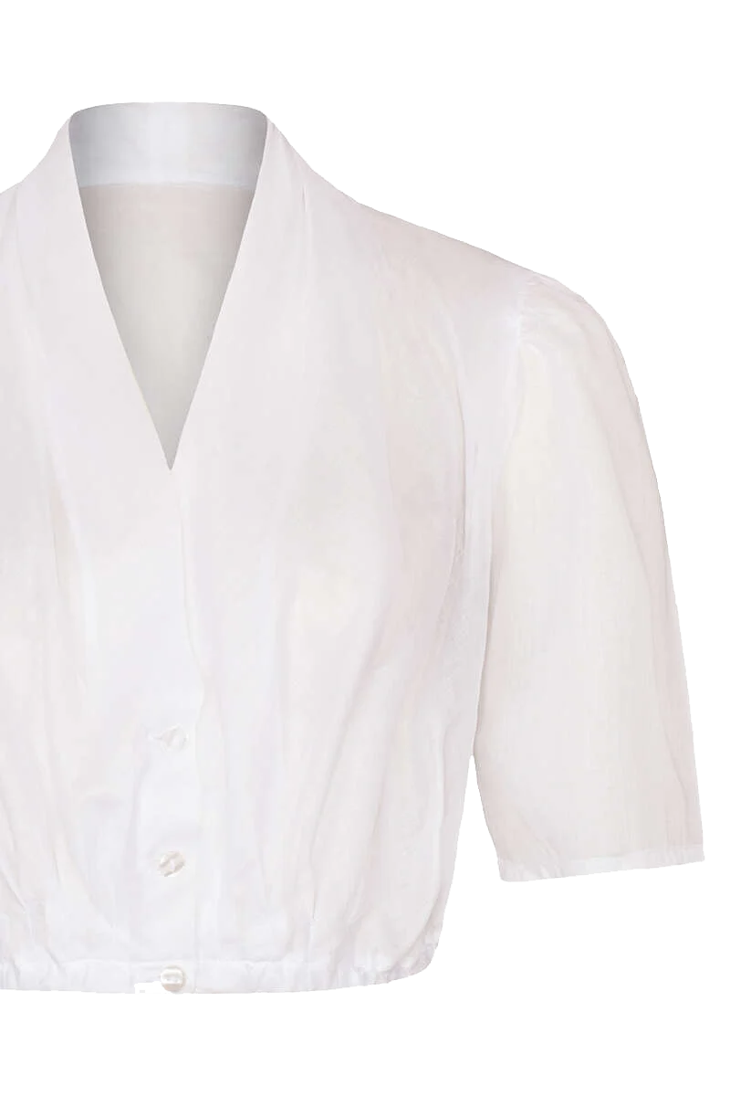 Dirndlbluse mit Kelchkragen