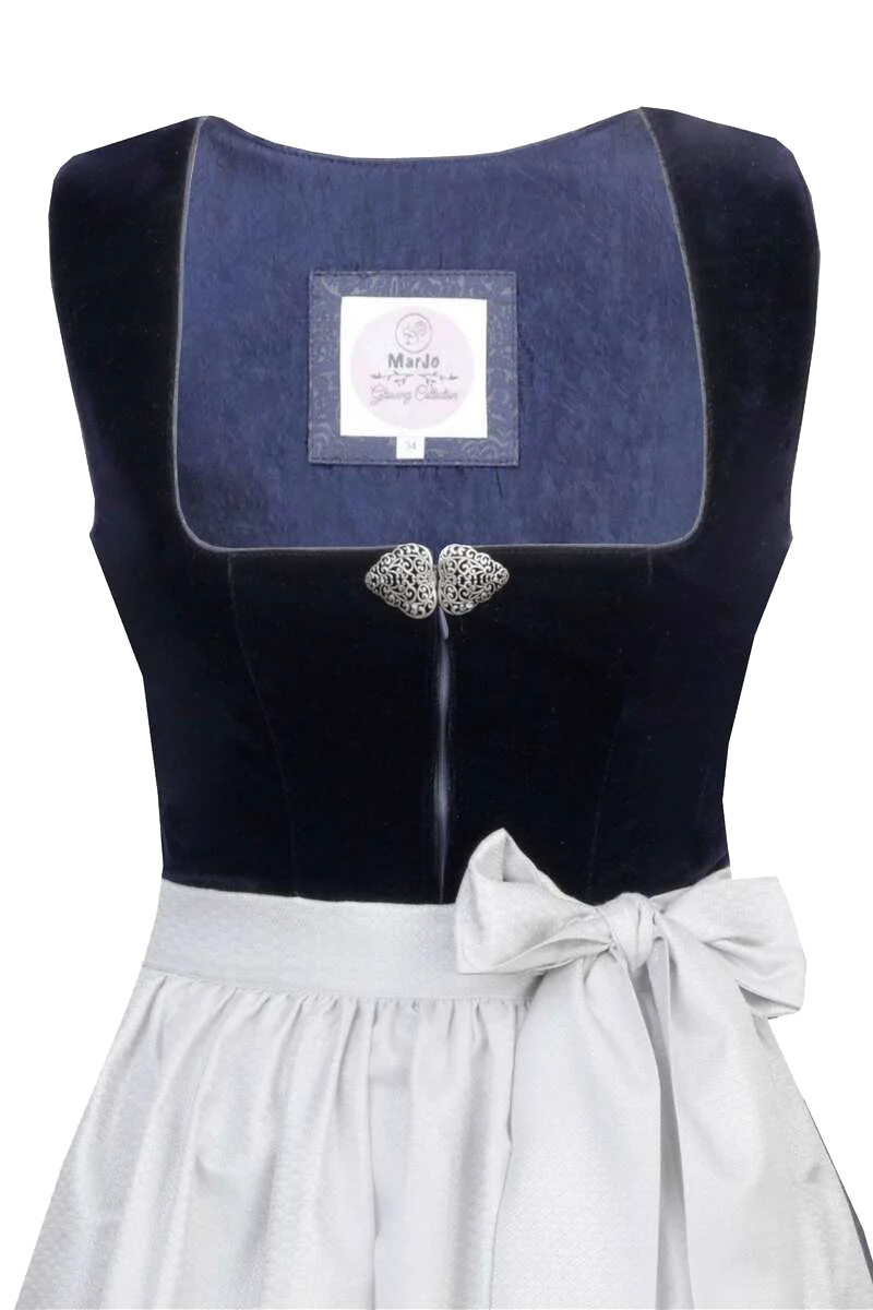 Midi Samtdirndl deep ocean
