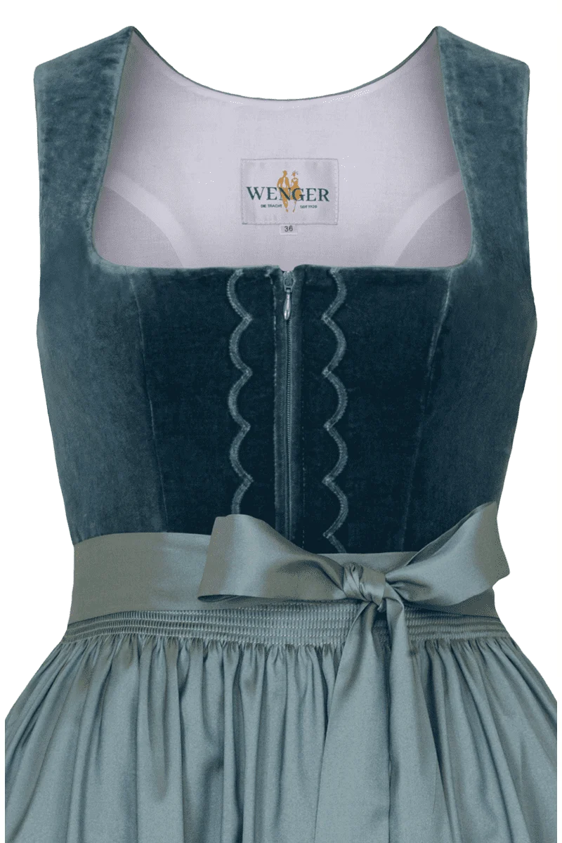 Samtdirndl lang