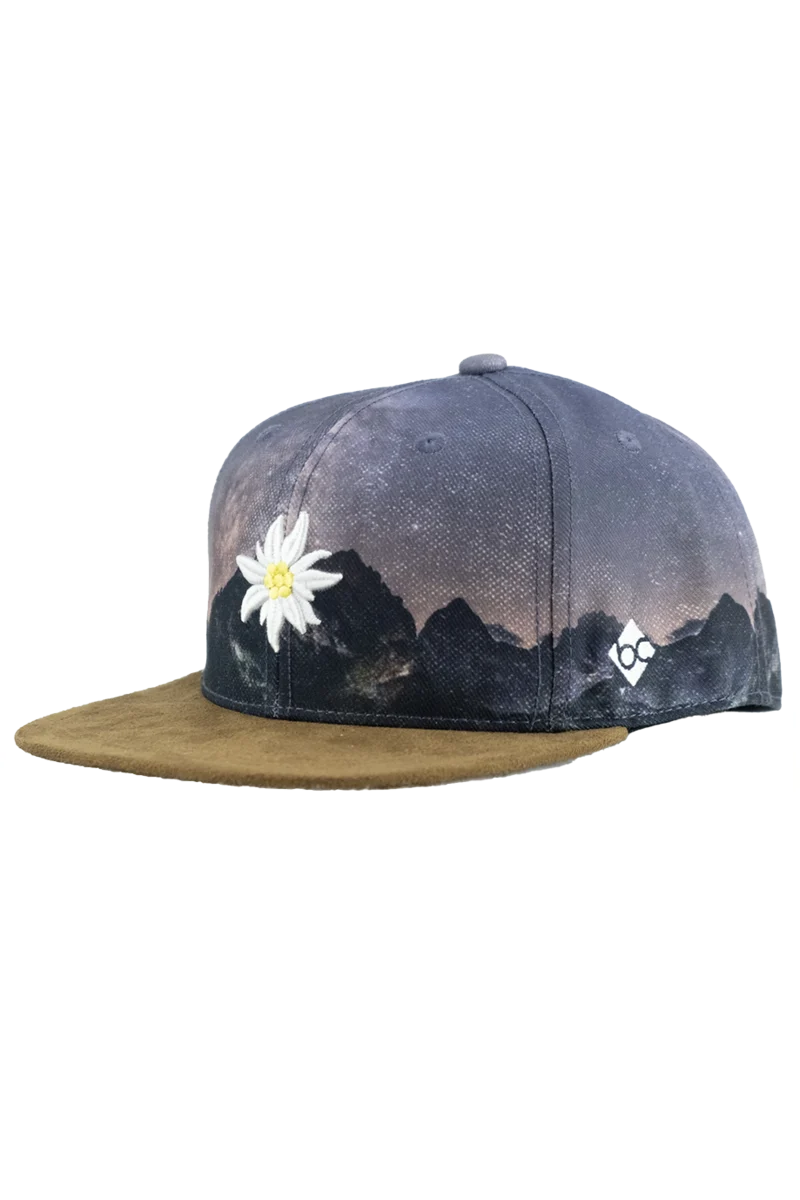 Snapback Cap 'Edelweiß Sternennacht'