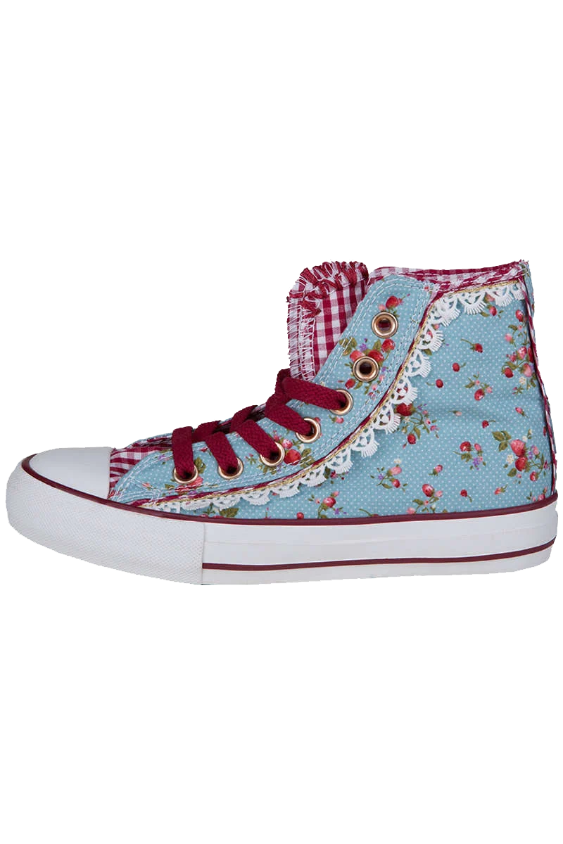 Sneaker Blümchendruck