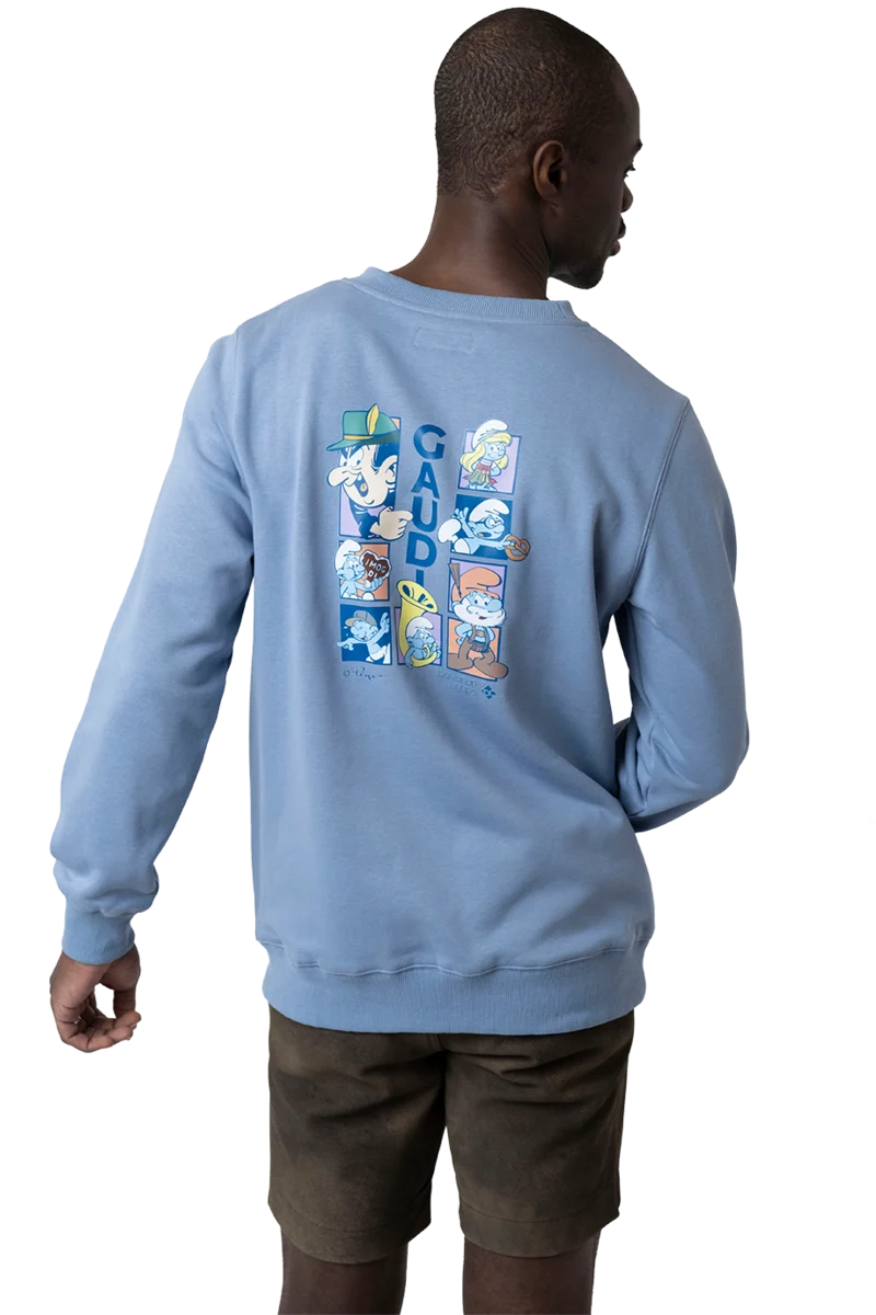 Herren Pullover Schlumpf Volkfsfestgaudi