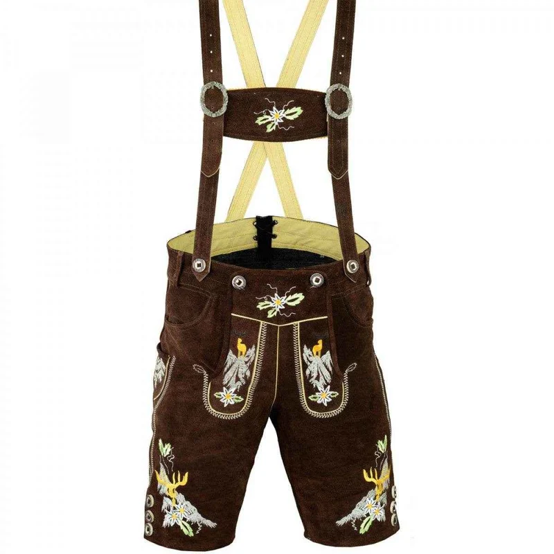 Lederhose Damen aus Rindsleder im Trachtenlook