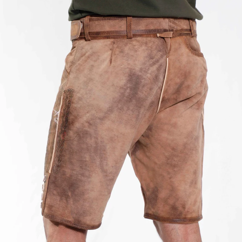 Trachtenlederhose Kurz Herren aus Wildleder