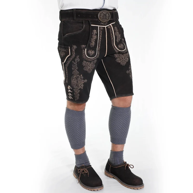 Zünftige Herren Lederhose aus Wildleder