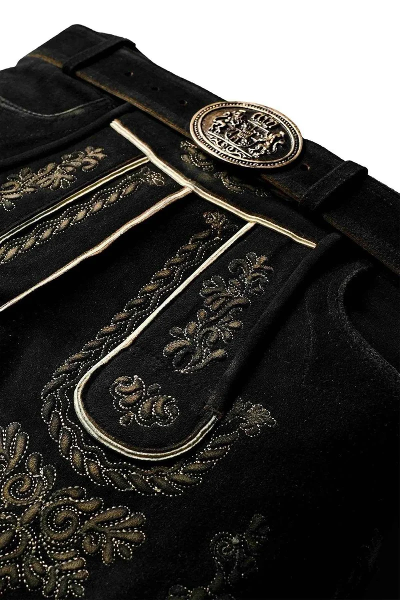 Zünftige Herren Lederhose aus Wildleder