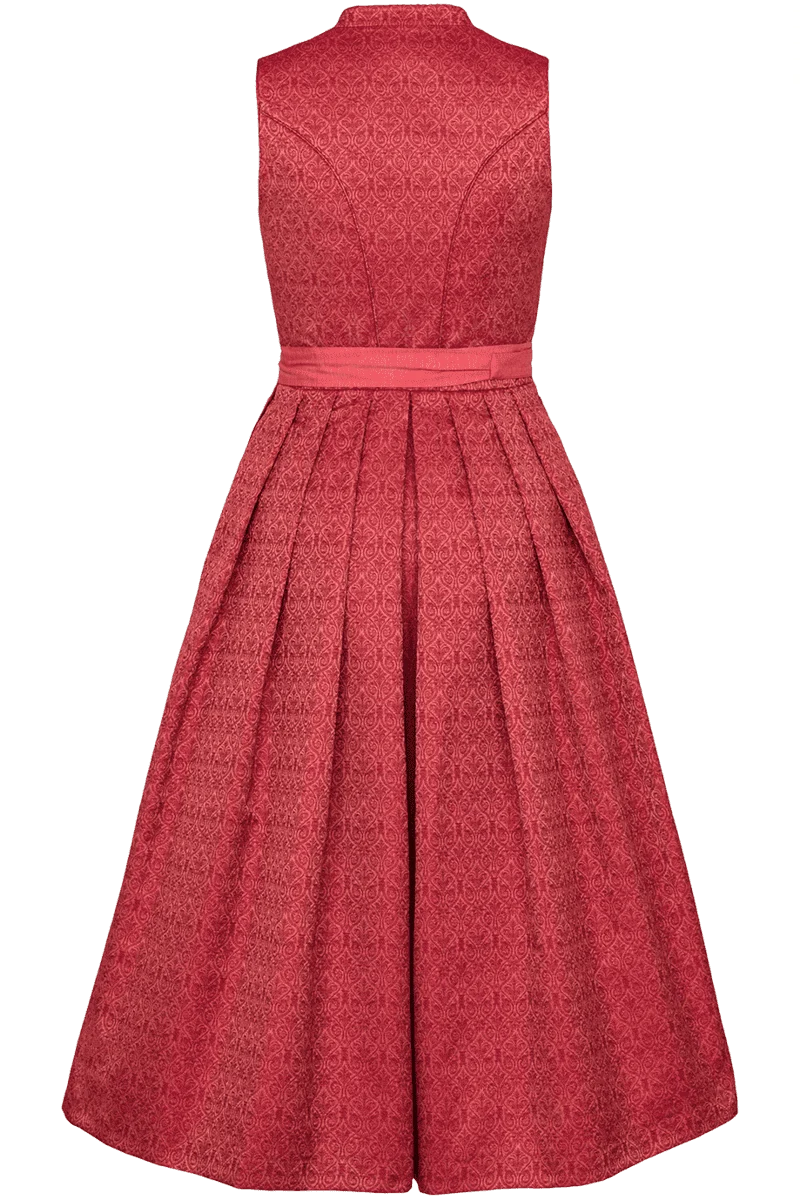 Dirndl mit hochgeschlossenem Ausschnitt lang