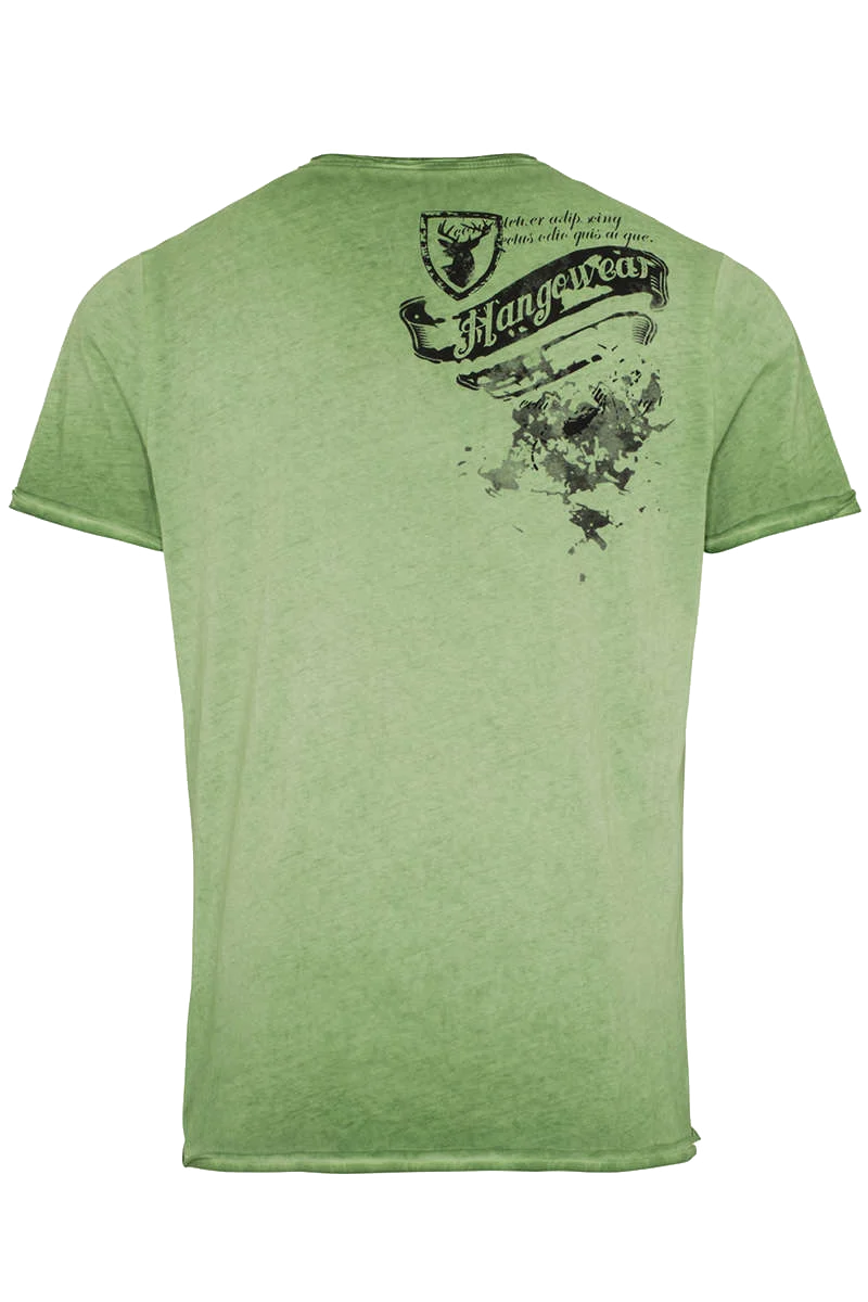 Herren T-Shirt mit geflocktem Hirsch