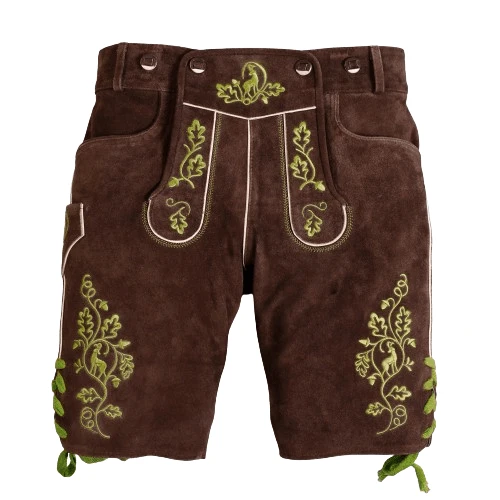 Kurze Trachtenlederhose Herren mit Latz