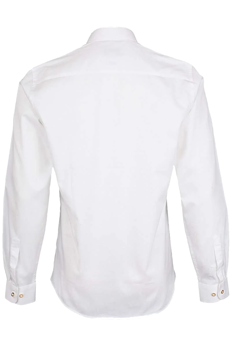 Stehbundhemd Slim-Fit Uni