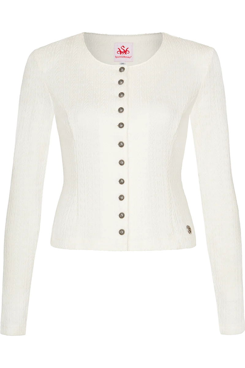 Damen Dirndljacke Zopfstrick