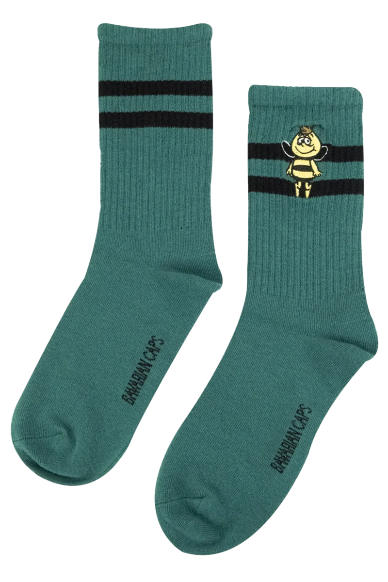 Herren Socken Biene Maja Willi-Motiv
