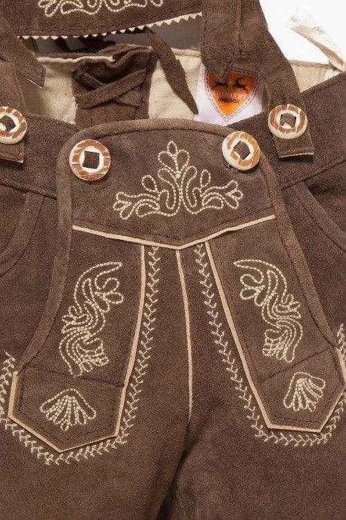 Trachtenhose Herren für Kirchweih mit Stickelementen