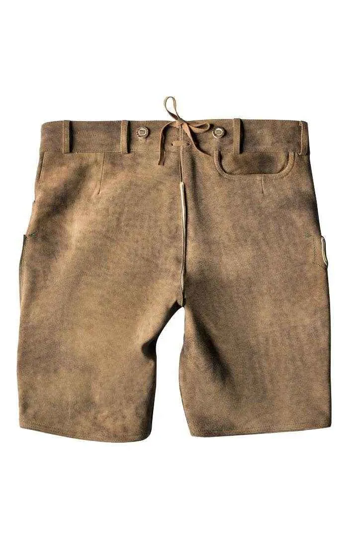 Männer Kurz Trachtenhose mit Stickverzierung