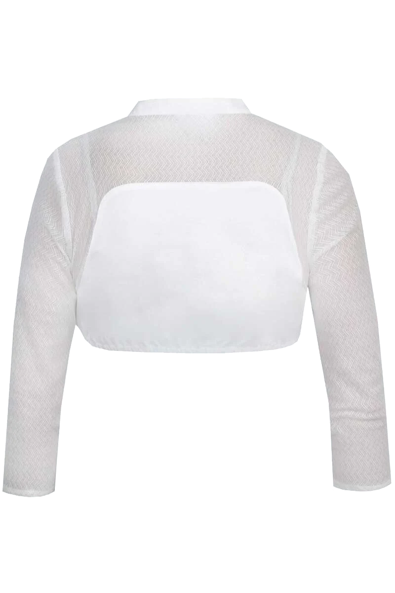 Dirndlbluse mit 3/4-Ärmeln