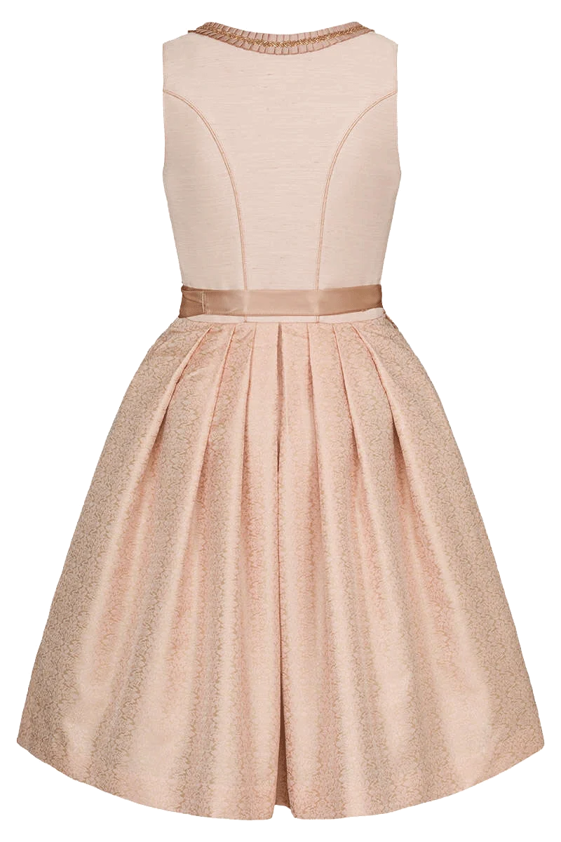 Mini-Dirndl mit Paillettenschürze