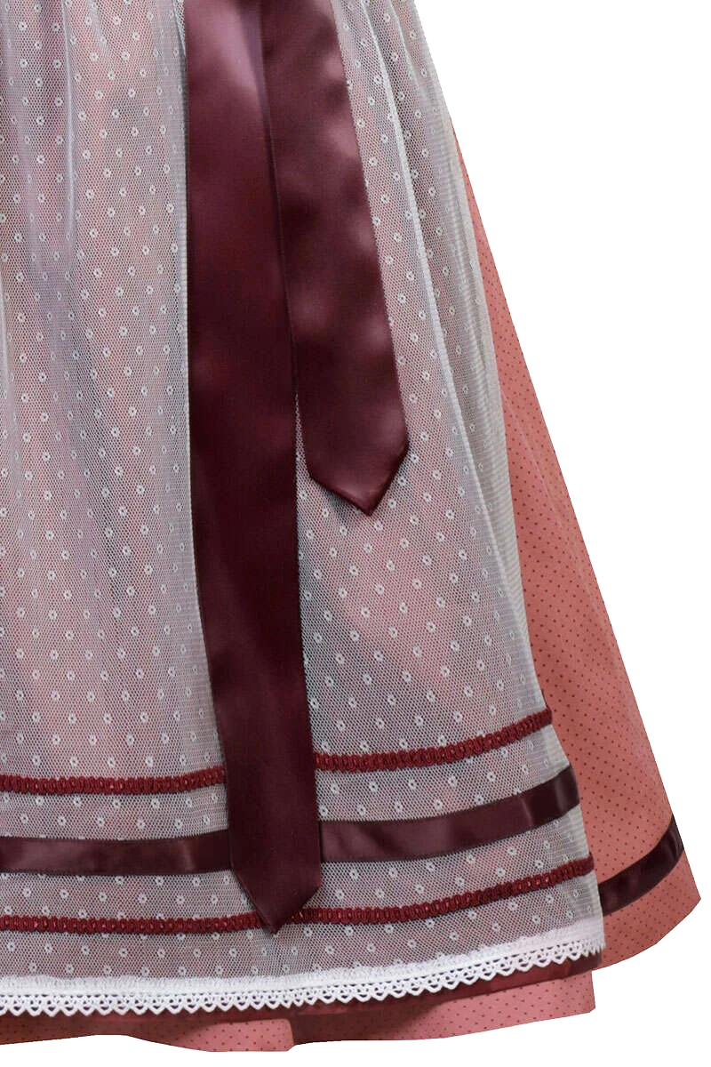 Mini-Dirndl mit Froschgoscherl-Rüschen