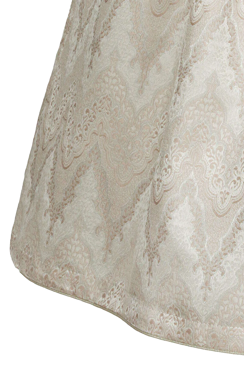 Midi-Dirndl mit transparenter Schürze