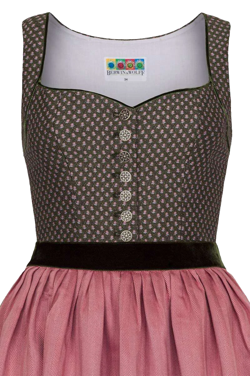 Midi-Dirndl mit Schößchen