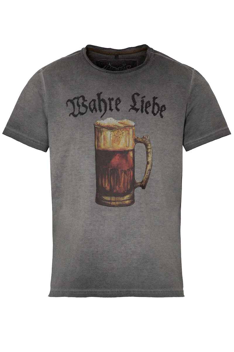 Trachten Herren T-Shirt Biermotiv