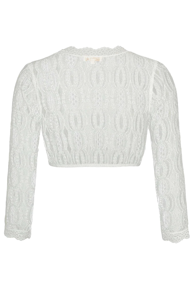 Dirndlbluse mit 3/4-Ärmeln