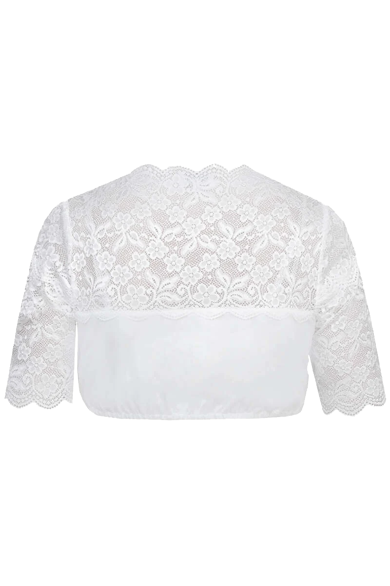 Dirndlbluse mit halblangen Ärmeln