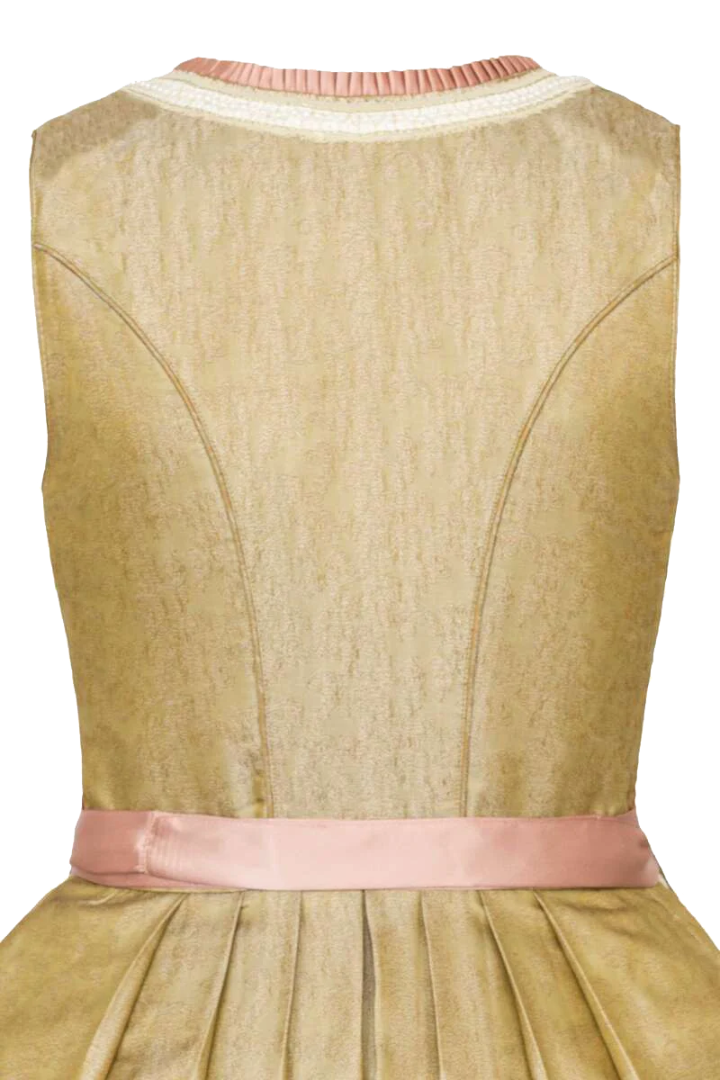 Mini-Dirndl mit Perlenstickerei und Strass