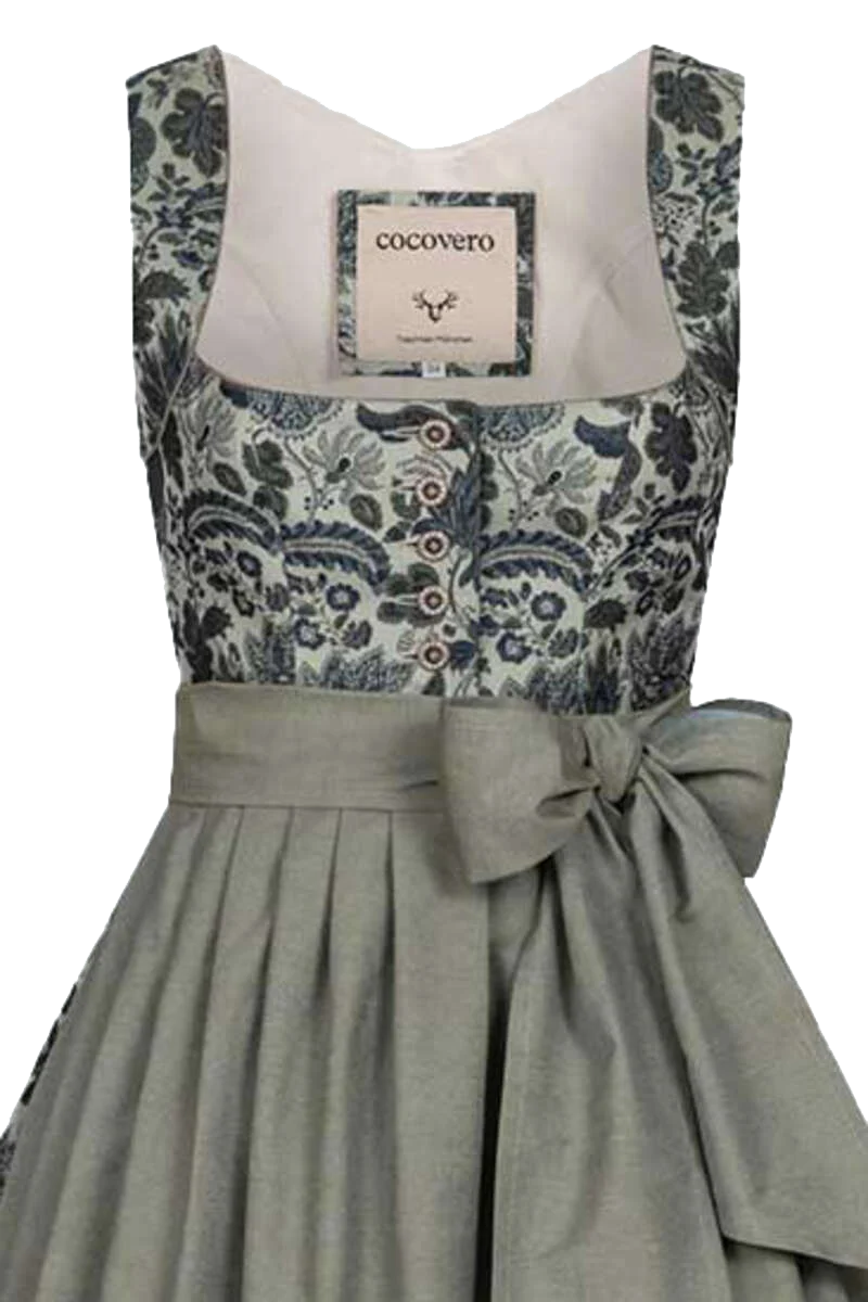 Dirndl mit floralem Muster
