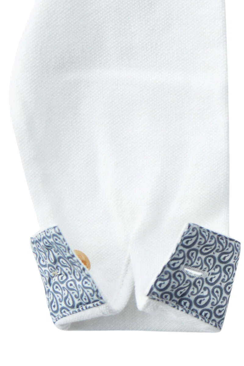 Kinder Trachten Longsleeve Stehkragen im Hemdenstil