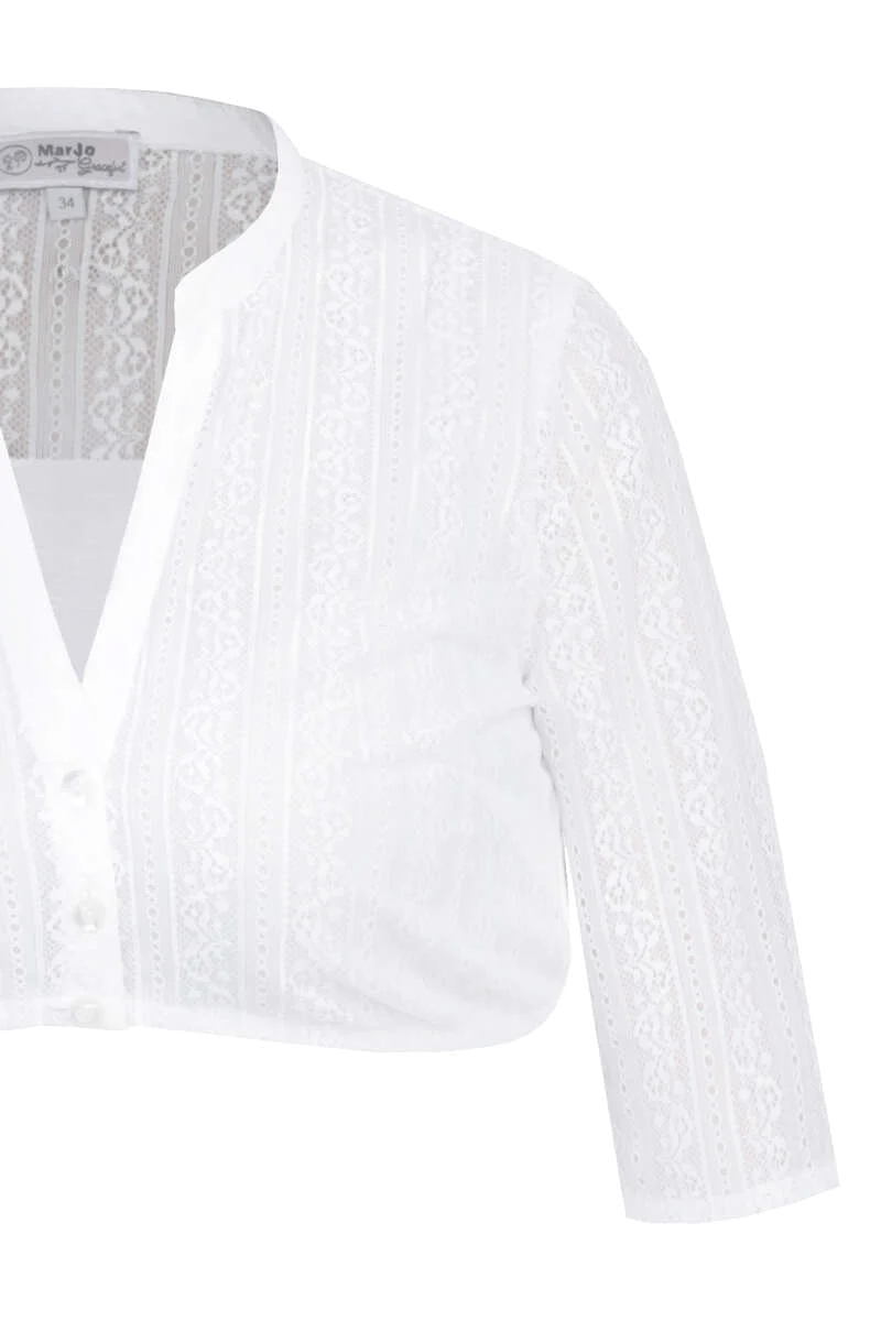 Dirndlbluse mit Spitze