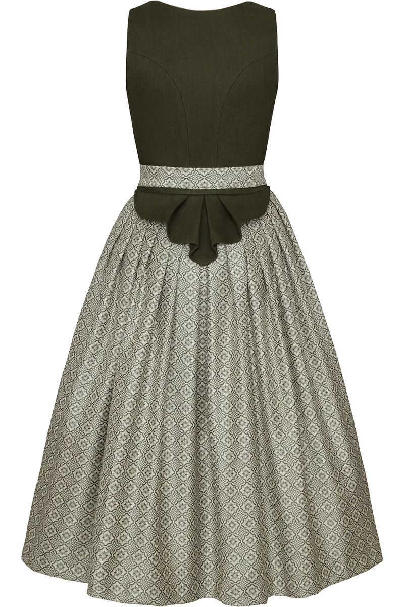 Leinendirndl lang mit Schößchen
