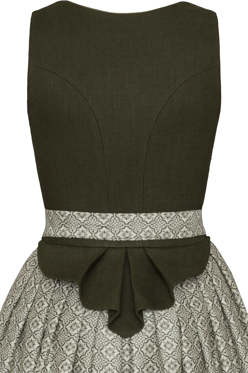 Leinendirndl lang mit Schößchen