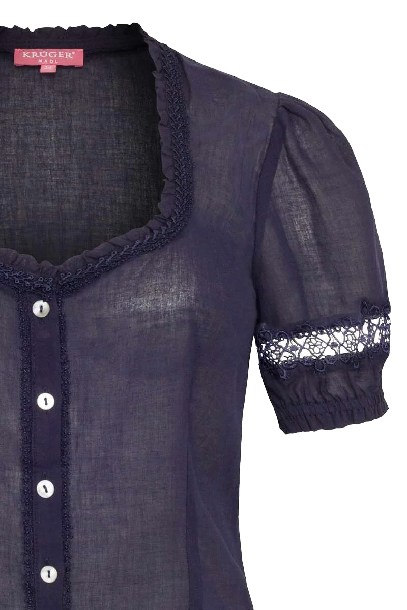 Miederbluse aus Baumwolle